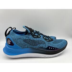 Under Armour Curry Flow Go Deadly Blue Men Size 10 Running Shoes 3023814-403🛒